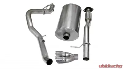 CORSA Performance 3.0" Catback Exhaust Single Side Exit w/Twin 4.0" Polished Pro-Series Tips Chevrolet Avalanche/Suburban | GMC Yukon XL 2007-2009 - 14246