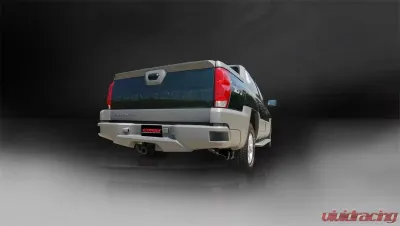 CORSA Performance 3.0" Catback Exhaust Single Side Exit w/Twin 4.0" Black PVD Pro-Series Tips Chevrolet Avalanche 2002-2006 - 14250BLK
