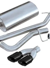 CORSA Performance 3.0" Catback Exhaust Single Side Exit w/Twin 4.0" Black PVD Pro-Series Tips Chevrolet Silverado 1500 | GMC Sierra 1500 1999-2006                                     - 14260BLK - Image 2