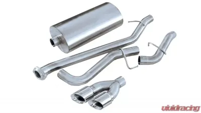 CORSA Performance 3.0" Catback Exhaust Single Side Exit w/Twin 4.0" Polished Pro-Series Tips Chevrolet Silverado 1500 | GMC Sierra 1999-2006 - 14260