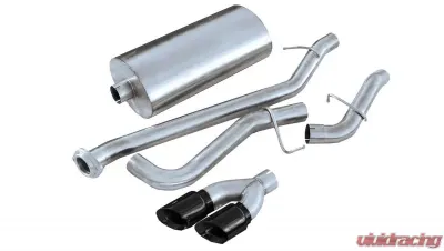 CORSA Performance 3.0" Catback Exhaust Single Side Exit w/Twin 4.0" Black PVD Pro-Series Tips Chevrolet Silverado 1500 | GMC Sierra 1500 1999-2006 - 14261BLK