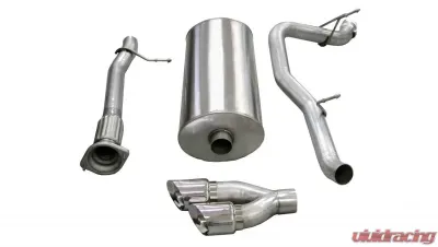 CORSA Performance 3.0" Catback Exhaust Single Side Exit w/Twin 4.0" Polished Pro-Series Tips Cadillac Escalade | GMC Yukon XL 2007-2010 - 14298