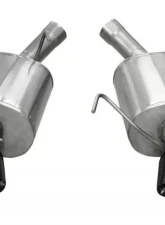 CORSA Performance 2.5" Axleback Exhaust Dual Rear Exit with Single 4.0" Black PVD Pro-Series Tips Ford Mustang GT | Shelby GT500 2005-2010                                     - 14311BLK - Image 3