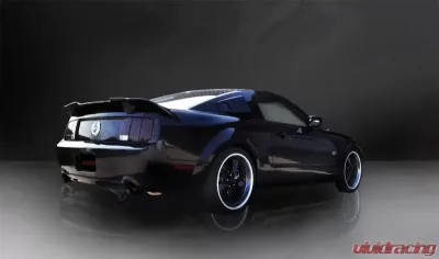 CORSA Performance 2.5" Axleback Exhaust Dual Rear Exit with Single 4.0" Black PVD Pro-Series Tips Ford Mustang GT | Shelby GT500 2005-2010 - 14311BLK