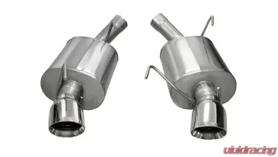 CORSA Performance 2.5" Axleback Exhaust Dual Rear Exit with Single 4.0" Polished Pro-Series Tips Ford Mustang GT | Shelby GT00 2005-2010 - 14311
