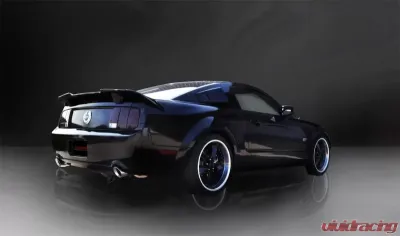 CORSA Performance 2.5" Axleback Exhaust Dual Rear Exit with Single 4.0" Polished Pro-Series Tips Ford Mustang GT | Shelby GT00 2005-2010 - 14311
