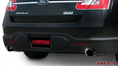 CORSA Performance 2.5" Catback Exhaust Dual Rear Exit w/Single 4.0" Black PVD Pro-Series Tips Ford Taurus SHO 2010-2017 - 14315BLK