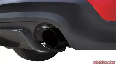 CORSA Performance 2.5" Axleback Exhaust Dual Rear Exit with Single 3.5" Black PVD Pro-Series Tips Ford Mustang V6 2011-2014 - 14319BLK
