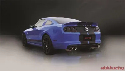 CORSA Performance 3.0" Axleback Exhaust + X-Pipe Dual Rear Exit with Twin 4.0" Polished Pro-Series Tips Ford Mustang Shelby GT500 2013-2014 - 14323