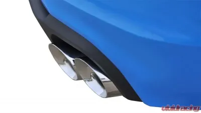 CORSA Performance 3.0" Axleback Exhaust + X-Pipe Dual Rear Exit with Twin 4.0" Polished Pro-Series Tips Ford Mustang Shelby GT500 2013-2014 - 14323