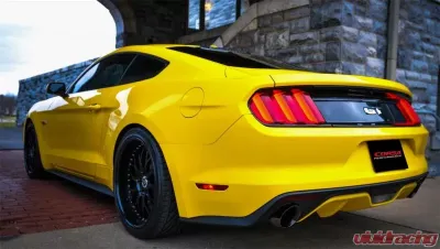 Corsa Performance 3.0" Axleback Exhaust Dual Rear Exit with Single 4.5" Black PVD Pro-Series Tips Ford Mustang GT Fastback 2015-2022 - 14326BLK