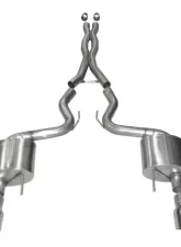 Corsa Performance 3.0" Catback Exhaust Dual Rear Exit w/Single 4.0" Polished Pro-Series Tips Ford Mustang GT Fastback 2015-2022                                     - 14328 - Image 3