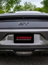 Corsa Performance 3.0" Axleback Exhaust Dual Rear Exit with Single 4.5" Black PVD Pro-Series Tips Ford Mustang GT Fastback 2015-2022                                     - 14329BLK - Image 2