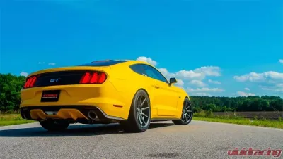 Corsa Performance 3.0" Axleback Exhaust Dual Rear Exit with Single 4.0" Polished Pro-Series Tips Ford Mustang GT Fastback 2015-2022 - 14329