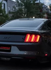 Corsa Performance 3.0" Catback Exhaust Dual Rear Exit w/Single 4.5" Black PVD Pro-Series Tips Ford Mustang GT Fastback 2015-2022                                     - 14332BLK - Image 3
