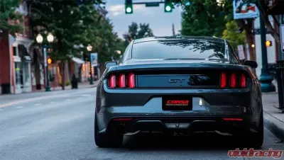 Corsa Performance 3.0" Catback Exhaust Dual Rear Exit w/Single 4.5" Black PVD Pro-Series Tips Ford Mustang GT Fastback 2015-2022 - 14332BLK