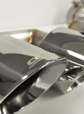 Corsa Performance Twin 4.0" Polished Pro-Series Tip Kit Ford Mustang 2015-2022                                     - 14333 - Image 3
