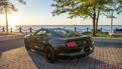 Corsa Performance 3.0" Catback Exhaust Dual Rear Exit w/Twin 4.0" Polished Pro-Series Tips Ford Mustang GT Fastback 2015-2022 - 14337