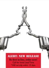 Corsa Performance 3.0" Catback Exhaust Dual Rear Exit w/Single 4.5" Black PVD Pro-Series Tips Ford Mustang GT Convertible 2015-2022                                     - 14342BLK - Image 3