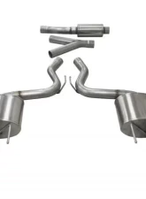 CORSA Performance 3.0" Catback Exhaust Dual Rear Exit w/Single 4.5" Polished Pro-Series Tips Ford Mustang EcoBoost Fastback 2015-2022                                     - 14343 - Image 3