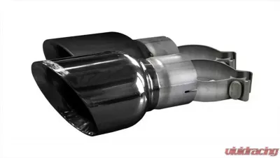 Corsa Performance Single 4.5" Black PVD Pro-Series Tip Kit Ford Mustang 2015-2022 - 14346BLK