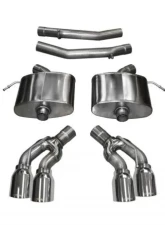 CORSA Performance 2.75" Axleback Exhaust Dual Rear Exit with Twin 4.0" Polished Pro-Series Tips Cadillac CTS V Sedan 2016-2019                                     - 14358 - Image 3