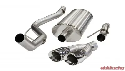 CORSA Performance 3.0" Catback Exhaust Single Side Exit w/Twin 4.0" Polished Pro-Series Tips Ford Raptor Super Cab | Super Crew 2011-2014 - 14387