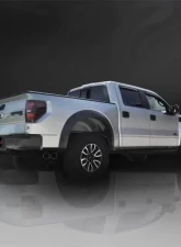 CORSA Performance 3.0" Catback Exhaust Single Side Exit w/Twin 4.0" Polished Pro-Series Tips Ford Raptor Super Cab | Super Crew 2011-2014                                     - 14387 - Image 3
