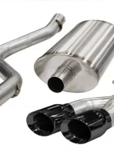 CORSA Performance 3.0" Catback Exhaust Single Side Exit w/Twin 4.0" Black PVD Pro-Series Tips Ford F-150 | Raptor 2009-2010                                     - 14388BLK - Image 3