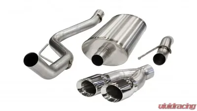 CORSA Performance 3.0" Catback Exhaust Single Side Exit w/Twin 4.0" Polished Pro-Series Tips Ford F-150 | Raptor 2009-2010 - 14388