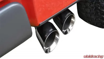 CORSA Performance 3.0" Catback Exhaust Single Side Exit w/Twin 4.0" Polished Pro-Series Tips Ford F-150 | Raptor 2009-2010 - 14388