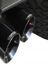 CORSA Performance 3.0" Catback Exhaust Single Side Exit w/Twin 4.0" Black PVD Pro-Series Tips Ford F-150 EcoBoost 2011-2014                                     - 14392BLK - Image 2