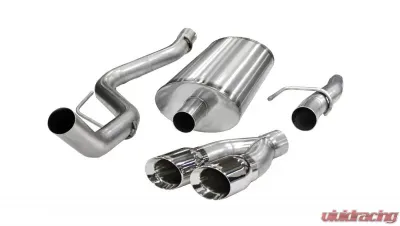 CORSA Performance 3.0" Catback Exhaust Single Side Exit w/Twin 4.0" Polished Pro-Series Tips Ford F-150 2011-2014 - 14393