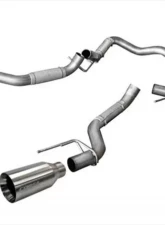 CORSA Performance 3.0" Catback Exhaust Dual Rear Exit w/Single 5.0" Satin Polished Straight Cut Tips Ford Raptor Super Cab | Super Crew 2017-2025                                     - 14397 - Image 3