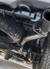 CORSA Performance 3.0" Catback Exhaust Dual Rear Exit w/Single 5.0" Satin Polished Straight Cut Tips Ford Raptor Super Cab | Super Crew 2017-2025                                     - 14397 - Image 2