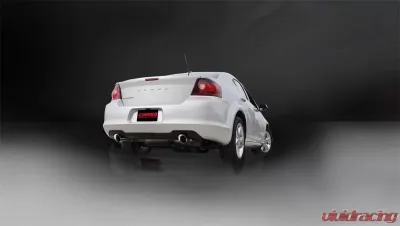 CORSA Performance 2.5" Catback Exhaust Dual Rear Exit w/Single 4.0" Polished Pro-Series Tips Chrysler 200 | Dodge Avenger 2011-2014 - 14413