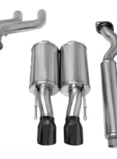CORSA Performance 2.5" Catback Exhaust Dual Center Rear Exit w/Single 4.0" Black PVD Pro-Series Tips Jeep Grand Cherokee SRT-8 2006-2010                                     - 14451BLK - Image 2