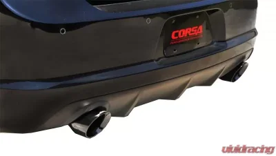 CORSA Performance 2.75" Catback Exhaust Dual Rear Exit w/Single 4.5" Black PVD Pro-Series Tips Chrysler 300 | Dodge Charger SRT/SRT-8 2012-2014 - 14464BLK