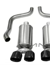 CORSA Performance 2.5" Catback Exhaust Dual Rear Exit w/Twin 3.5" Black PVD Pro-Series Tips Chevrolet Corvette C6 2005-2008                                     - 14469CB4BLK - Image 3