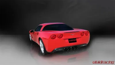 CORSA Performance 2.5" Axleback Exhaust Dual Rear Exit with Twin 3.5" Black PVD Pro-Series Tips Chevrolet Corvette C6 2009-2013 - 14470BLK