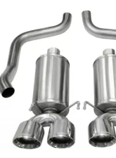 CORSA Performance 2.5" Catback Exhaust Dual Rear Exit w/Twin 3.5" Polished Pro-Series Tips Chevrolet Corvette C6 2009-2013                                     - 14470CB - Image 3