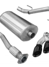 CORSA Performance 3.0" Catback Exhaust Single Side Exit w/Twin 4.0" Black PVD Pro-Series Tips Chevrolet Silverado 1500 C | GMC Sierra 1500 2011-2013                                     - 14523BLK - Image 2