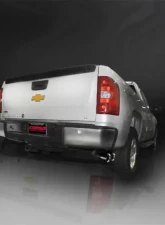 CORSA Performance 3.0" Catback Exhaust Single Side Exit w/Twin 4.0" Black PVD Pro-Series Tips Chevrolet Silverado 1500 C | GMC Sierra 1500 2011-2013                                     - 14523BLK - Image 2