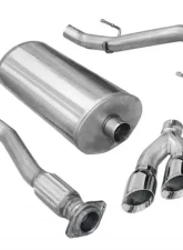 CORSA Performance 3.0" Catback Exhaust Single Side Exit w/Twin 4.0" Polished Pro-Series Tips Chevrolet Silverado 1500 | GMC Sierra 2011-2013                                     - 14523 - Image 3
