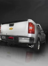 CORSA Performance 3.0" Catback Exhaust Single Side Exit w/Twin 4.0" Polished Pro-Series Tips Chevrolet Silverado 1500 | GMC Sierra 2011-2013                                     - 14523 - Image 3