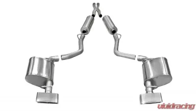CORSA Performance 2.5" Catback Exhaust Dual Rear Exit w/GTX2 Polished Tips Dodge Challenger R/T 2011-2014 - 14529