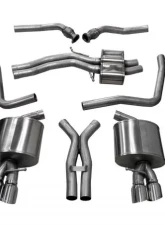 Corsa Catback Exhaust System for Audi S5 4.2L FSI V8 B8 (2008-2016) with Polished Tips                                     - 14544 - Image 5