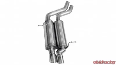 CORSA Performance 2.25" Axleback Exhaust Single Rear Exit with Twin 3.0" Polished Pro-Series Tips BMW 325i/ci | 330i/ci E46 Sedan/Convertible 2001-2006 - 14559