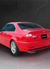 CORSA Performance 2.25" Axleback Exhaust Single Rear Exit with Twin 3.0" Polished Pro-Series Tips BMW 325i/ci | 330i/ci E46 Sedan/Convertible 2001-2006                                     - 14559 - Image 3
