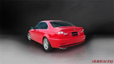 CORSA Performance 2.25" Axleback Exhaust Single Rear Exit with Twin 3.0" Polished Pro-Series Tips BMW 325i/ci | 330i/ci E46 Sedan/Convertible 2001-2006 - 14559